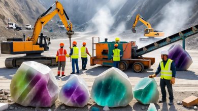 فلورین چیست و مراحل فرآوری سنگ فلورین