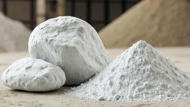 خرید باریت + قیمت هر تن سنگ و پودر باریت سفید معدن کاوان