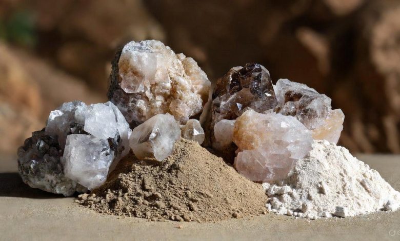 قیمت خرید باریت، خاک باریت و پودر سنگ باریت سفید | شرکت معدن کاوان