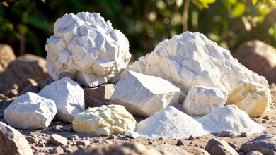 قیمت خرید کلوخه، سنگ و پودر باریت سفید از معادن ایران | تولید شده توسط شرکت معدن کاوان